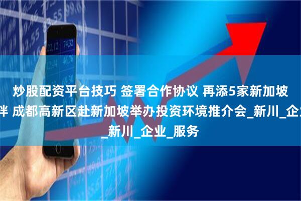 炒股配资平台技巧 签署合作协议 再添5家新加坡合作伙伴 成都高新区赴新加坡举办投资环境推介会_新川_企业_服务